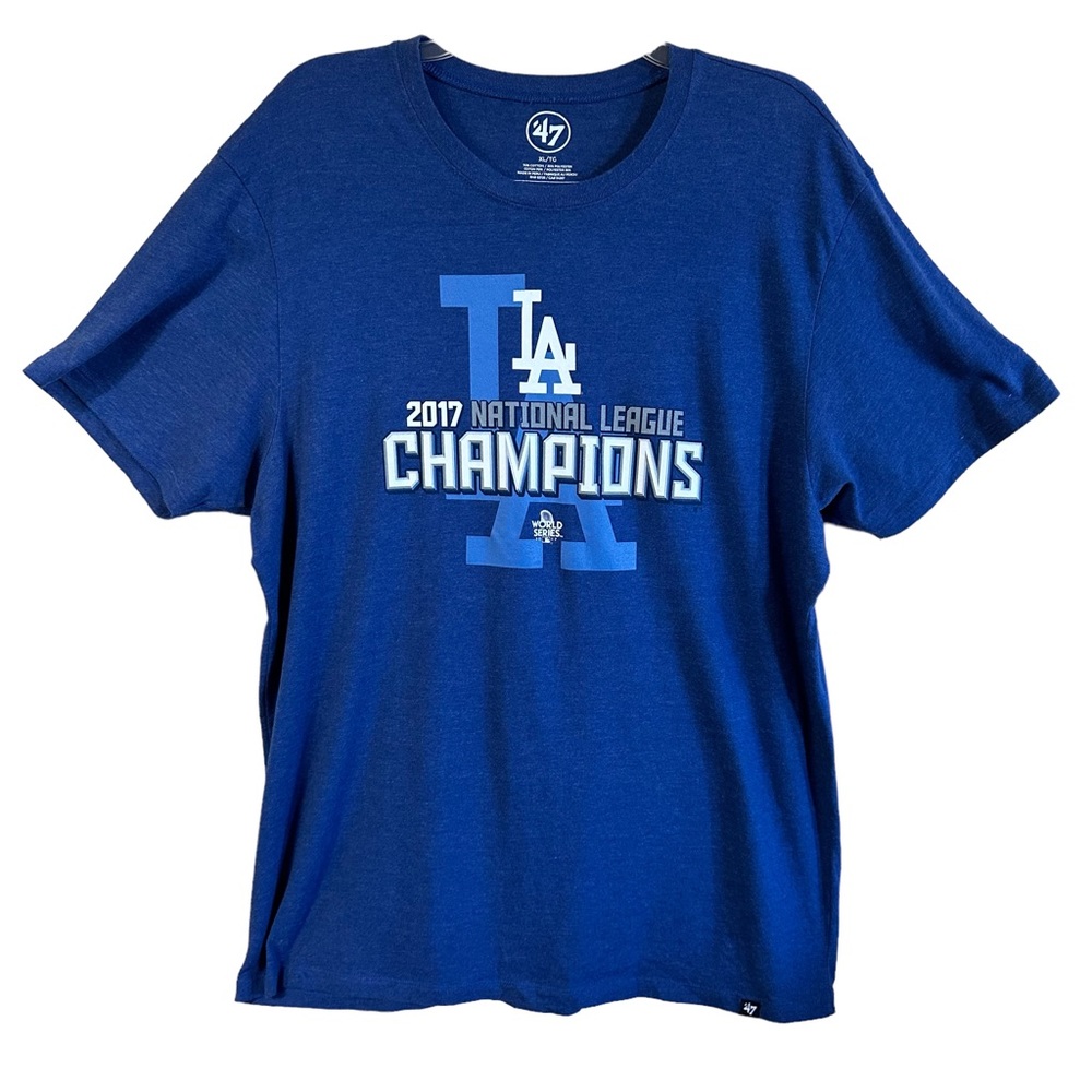 ‘47 Brand Los Angeles Dodgers 2017 National League Champions Tee Shirt